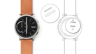 SKAGEN Hybrid Smartwatch  How to Replace Battery and Change Strap [upl. by Mw]