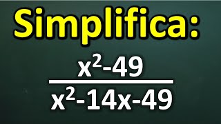 CÓMO SIMPLIFICAR FRACCIONES ALGEBRAICAS [upl. by Agathe]