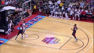 Paul George Gruesome Leg Injury in Team USA Basketball Showcase HD [upl. by Rauscher]