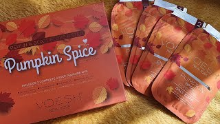 Pumpkin spice home pedicure kit  4 step pedi in a box [upl. by Nnanaej17]