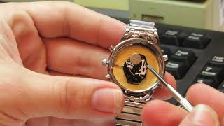 Changing a Talking Watch Battery [upl. by Philemon]