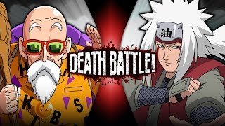 Roshi VS Jiraiya Dragon Ball VS Naruto  DEATH BATTLE [upl. by Linker]