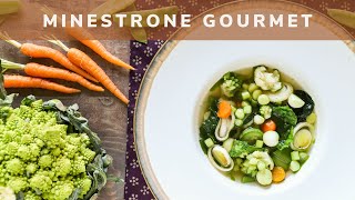 Minestrone  Ricetta Gourmet  Chef Stefano de Gregorio  Saporie [upl. by Ymmit]