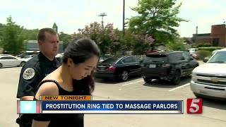 Metro Police Raid Businesses Amid Prostitution Human Trafficking Investigation [upl. by Hgielrebmik129]