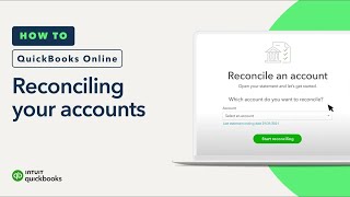 How to reconcile your accounts in QuickBooks Online [upl. by Ashil]