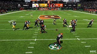 Madden NFL 22  Pittsburgh Steelers ​vs Cincinnati Bengals ​ Gameplay PS5 UHD 4K60FPS [upl. by Kuster]