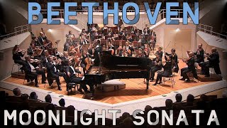 Beethoven  Moonlight Sonata  Berliner Philharmonie  Piano amp Orchestra [upl. by Lorn]