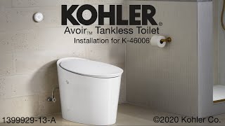 Installation  Avoir Tankless Toilet [upl. by Islehc58]