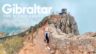 GIBRALTAR Travel Guide  10 things to do  Monkeys via the Mediterranean Steps [upl. by Nibot]