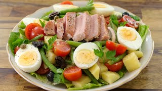 Nicoise Salad Recipe  How to Make Nicosie Salad [upl. by Kciv]