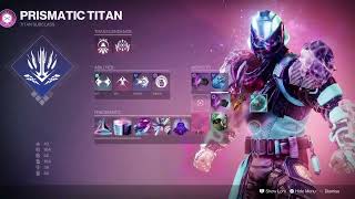 New Pve Prismatic Stasis Build amp Fashion for Titan with Icefall Mantle season 25 Destiny 2 [upl. by Ecilegna249]