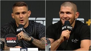 Khabib Nurmagomedov plans to make Dustin Poirier tap out at UFC 242  ESPN MMA [upl. by Jacquenetta]