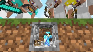 Minecraft Manhunt but I was secretly tiny [upl. by Ahens]