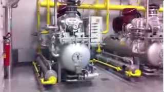 FRIGOREF NH3 COMPRESSORS REFRIGERATION SYSTEM MYCOM [upl. by Pomcroy]