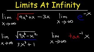 Limits at Infinity amp Horizontal Asymptotes [upl. by Aitnis]