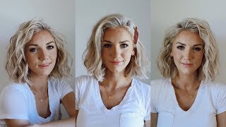 3 Ways to Curl SHORT Hair [upl. by Franklyn]