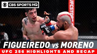 UFC 256 Recap Figueiredo and Moreno fight to a draw in an instant classic  CBS Sports HQ [upl. by Nemraciram877]