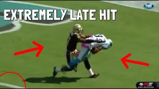 NFL Incredibly LATE Hits Dirty [upl. by Irot]