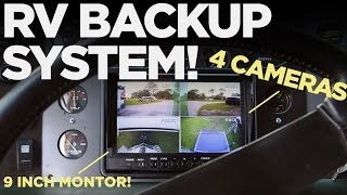 4 Camera RV Backup System  Install and DEMO [upl. by Lambard]