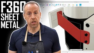 Designing Sheet Metal Parts in Fusion 360 [upl. by Henri400]