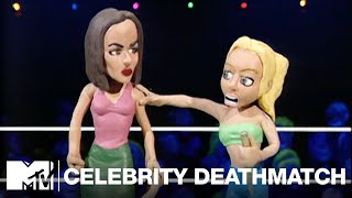 Neve Campbell vs Sarah Michelle Gellar  Celebrity Deathmatch [upl. by Rockwell762]