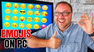 How to use EMOJI Keyboard Windows 10 PC  Emoji Shortcut  Easy [upl. by Urquhart]