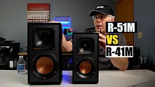 SmackDown  Klipsch R41m Vs Klipsch R51m [upl. by Niryt]