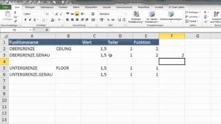 Excel  OBERGRENZE und UNTERGRENZE [upl. by Strickland]