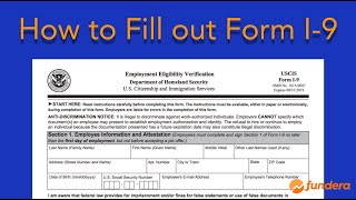 How to Fill out Form I9 Easy StepbyStep Instructions [upl. by Dibbrun]