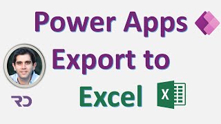 Export Power Apps data to Excel in CSV format [upl. by Onibas]