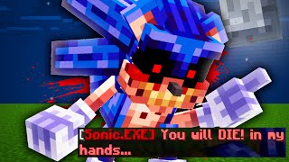 Minecraft NEW SonicEXE Mod in Minecraft  How To Survive [upl. by Mehelhteb]