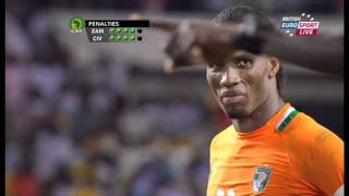 Zambia VS Ivory coast Final 2012 ALL PENALTY KICKS [upl. by Sila203]