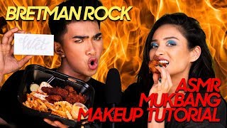 BRETMAN ROCK  ASMR Mukbang Makeup Tutorial  Shay Mitchell [upl. by Hosbein530]