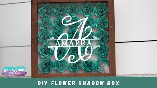 How to Make a Flower Shadow Box [upl. by Enowtna]