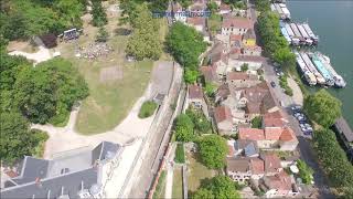 Conflans Sainte Honorine en vue aérienne par drone dronemalincom [upl. by Colin838]