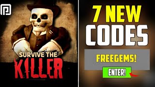 ALL NEW CODES FOR SURVIVE THE KILLER CODES AUGUST 2023  ROBLOX SURVIVE THE KILLER CODES [upl. by Assed]