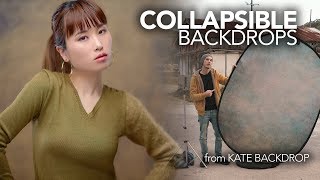 Collapsible Backdrops  A Must Have from Kate Backdrop [upl. by Leirum]