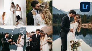 How to edit TIMELESS wedding photos FAST Lightroom Editing Tutorial  Natural  Beautiful Presets [upl. by Elhsa]