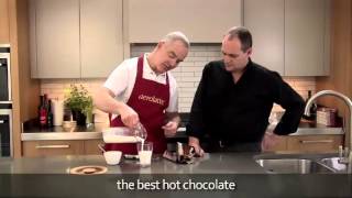 How to make a hot chocolate using an aerolatte milk frother [upl. by Chapa]