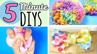 5 Minute Crafts To Do When Youre Bored  Easy DIYS [upl. by Alithia64]