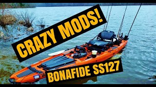 EXTREME KAYAK DIY on the Bonafide SS127 [upl. by Netsryk]