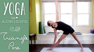 Triangle Pose  Trikonasana  Foundations of Yoga [upl. by Tuorah192]