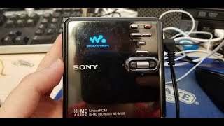 Sony MZRH10 HiMD Minidisc Recorder OLED Screen Replacement [upl. by Ytirahc]