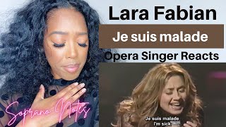 Opera Singer Reacts to Lara Fabian Je Suis Malade  Performance Analysis [upl. by Boudreaux]