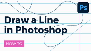 How to Draw a Line in Photoshop [upl. by Marucci747]