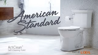 ActiClean SelfCleaning Toilet from American Standard – Training Video [upl. by Nadnal]