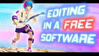 Editing a Fortnite Montage in a FREE Software [upl. by Anole]