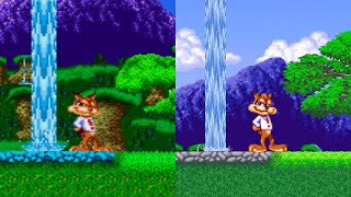 Bubsy  All versions gameplay HD [upl. by Yespmed313]