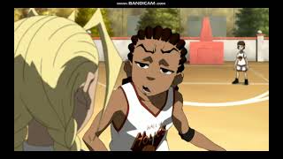 The Boondocks Season 2 Riley Freeman VS Cindy Mcphearson Basketball Team Moments [upl. by Yetsirhc]