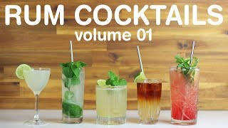 BEST RUM COCKTAILS  volume 01 [upl. by Lynch]